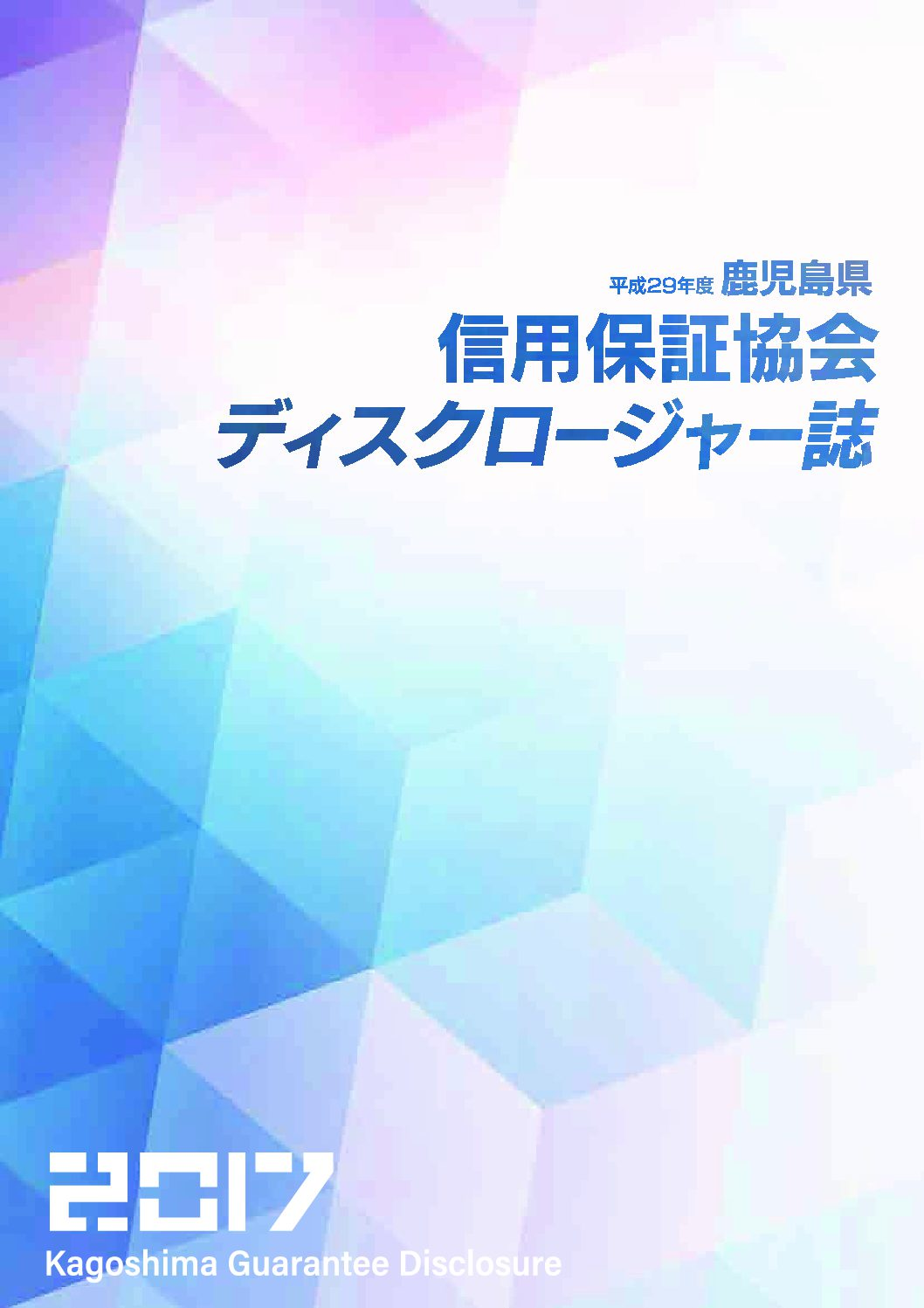 平成29年度 ディスクロージャー